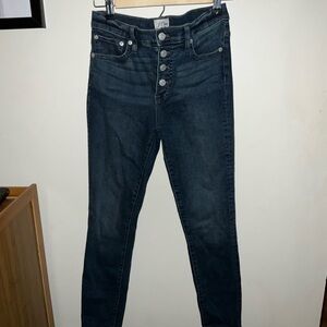 J. Crew High Rise Dark Indigo Jeans